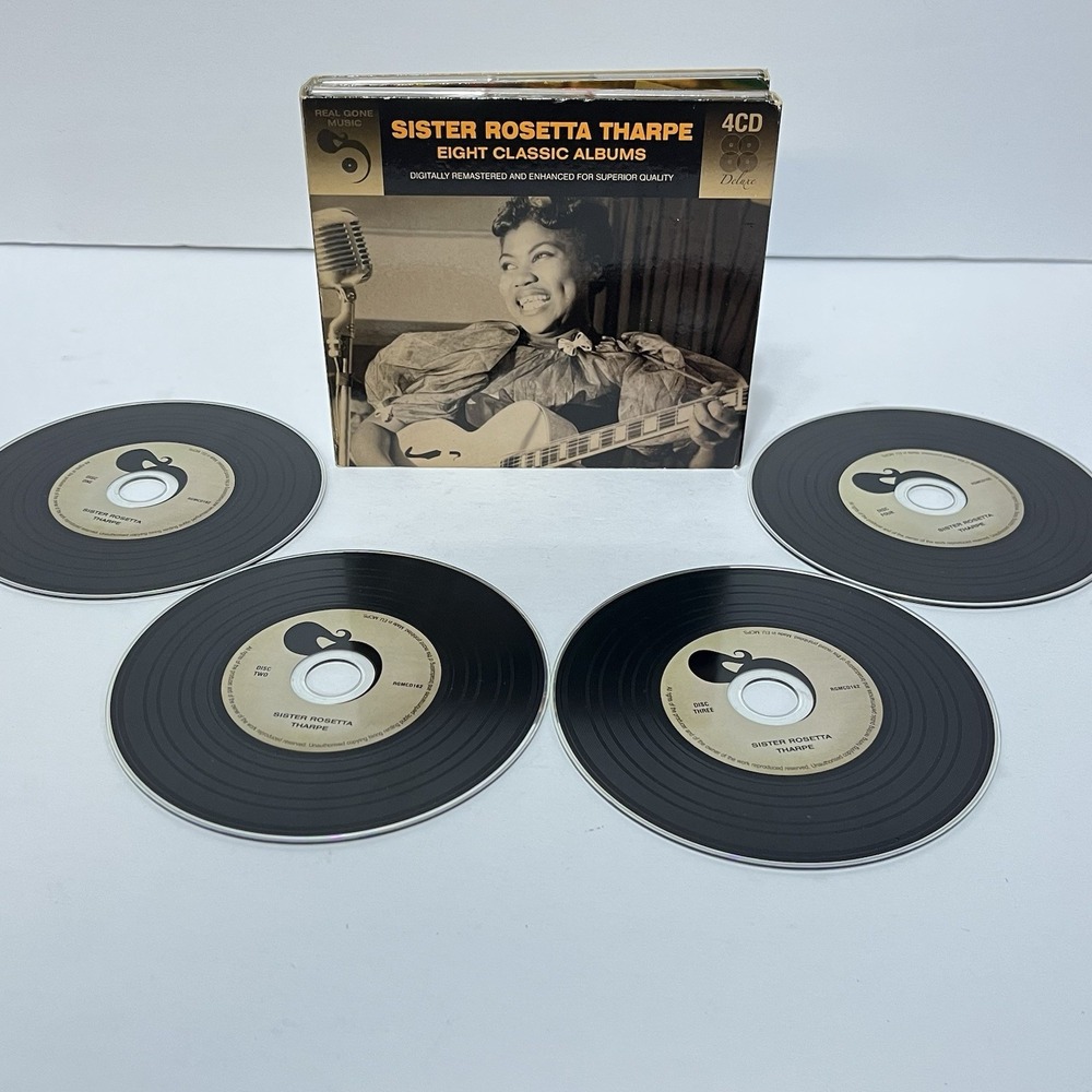 SISTER ROSETTA THARPE - EIGHT CLASSIC ALBUMS CD 86 TRACKS 4 Disc Set